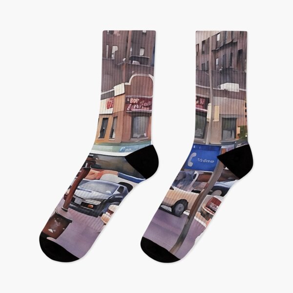 Item preview, The Street Scene designed and sold by RCWatercolours.