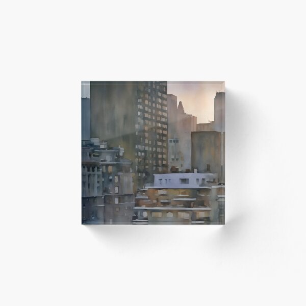 Artikelvorschau, Schatten von Manhattan entworfen und verkauft von RCWatercolours.