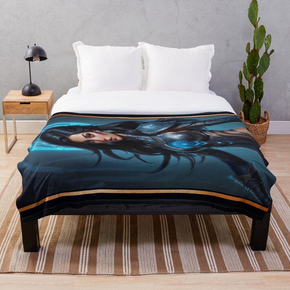 The Mythical Beauty Of Rhyowen Cassiane In Classical Antiquity Gorgeous AI Concept Art by Xzendor7 Decorative Art Print Throw Pillow