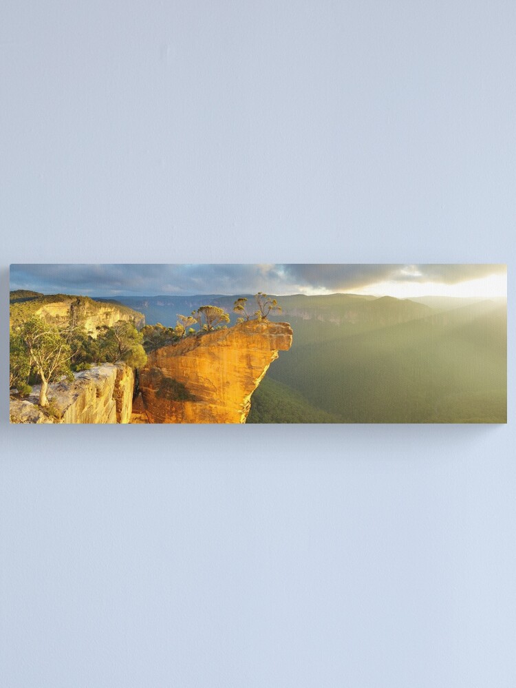 Thumbnail 1 of 3, Canvas Print, Hanging Rock, Blue Mountains, Australia designed and sold by Chockstone.