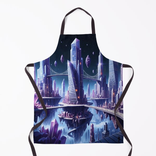 Item preview, Crystalline Cityscape designed and sold by Salmon Morejo Designs.