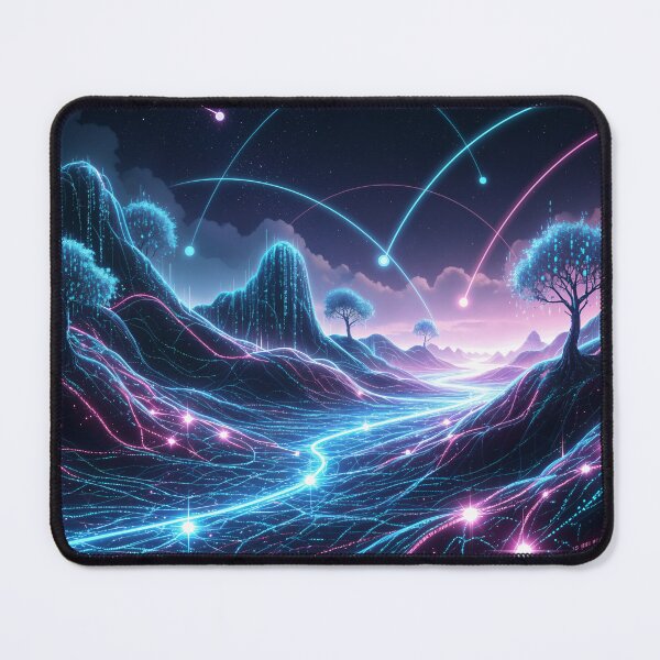 Item preview, Neural Network Landscape designed and sold by Salmon Morejo Designs.