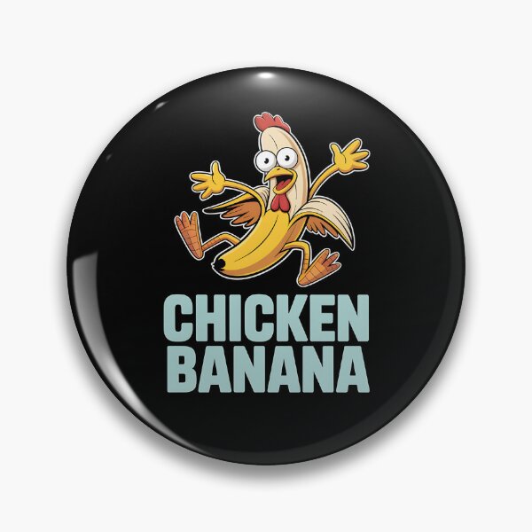 Item preview, Chicken Banana - This funny gift is perfect for anyone who loves absurd humor, internet memes, and playful, eye-catching designs that spark conversation. designed and sold by ZyziowskyArt.