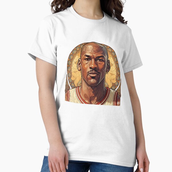 Item preview, Iconic Michael Jordan Portrait Design - Art Nouveau designed and sold by Hoopful.