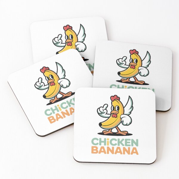 Item preview, Chicken Banana - This funny gift is perfect for anyone who loves absurd humor, internet memes, and playful, eye-catching designs that spark conversation. designed and sold by ZyziowskyArt.