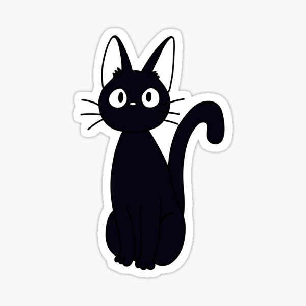Vista previa del artículo con la obra «Jiji de negro», diseñado y vendido por ellonello.