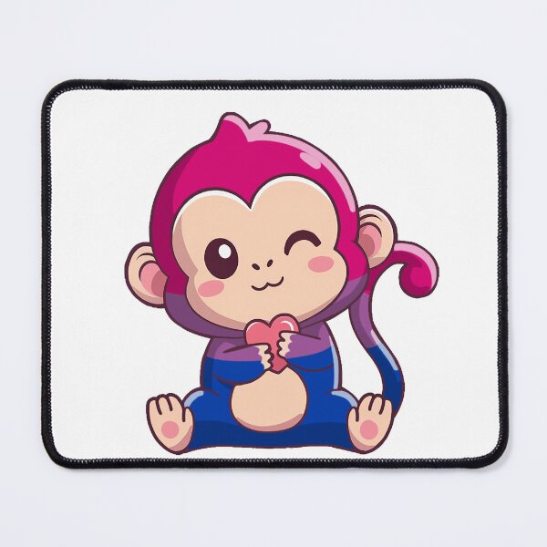 Item preview, Bisexual Pride Monkey  designed and sold by Professional Monster Ami.