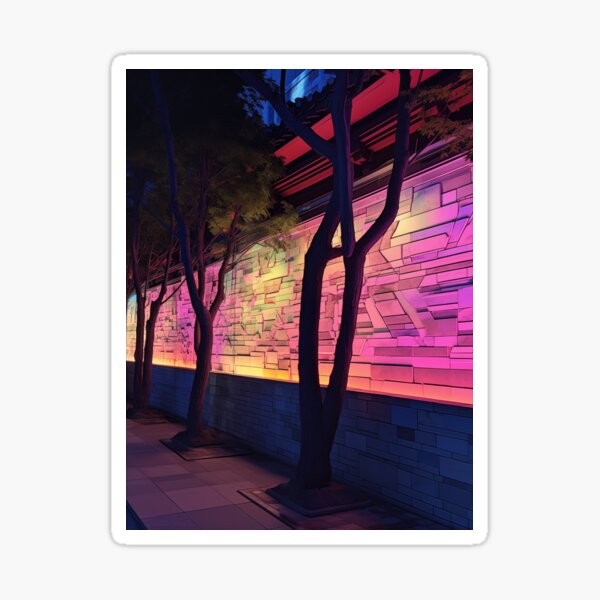 Item preview, Traditional oriental house wall designed and sold by JeniSeny.