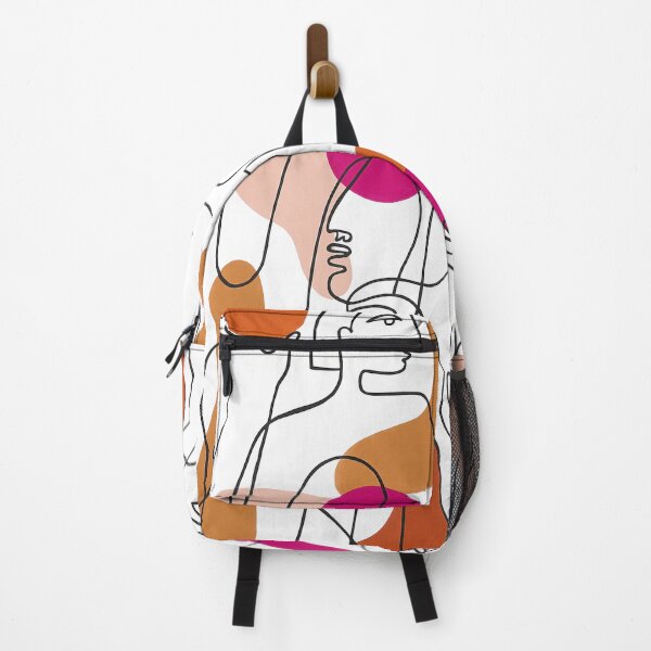 Item preview, Abstract Line Art People Minimalist Modern Illustration designed and sold by Trendy Sticker & Merch Collection - Express Yourself.