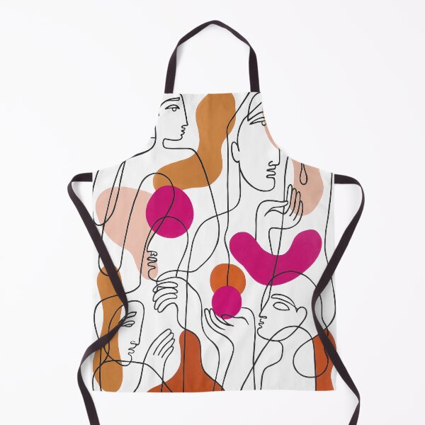 Item preview, Abstract Line Art People Minimalist Modern Illustration designed and sold by Trendy Sticker & Merch Collection - Express Yourself.