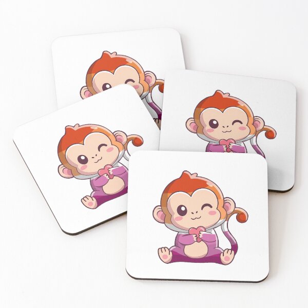 Item preview, Lesbian Rainbow Monkey  designed and sold by Professional Monster Ami.