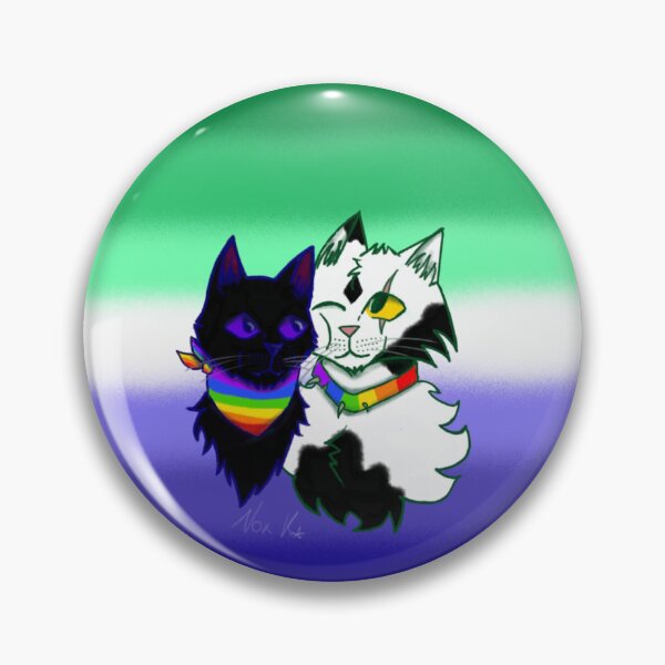 Item preview, Gay Flag w/ Ravenpaw x Barley designed and sold by nightfirezz.