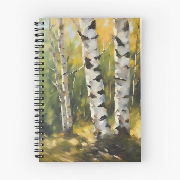 Item preview, Birch Tree Painting designed and sold by CalmnessbyChoice.