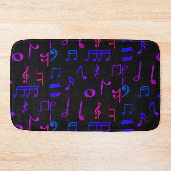 Item preview, Blue Pink Watercolor Music Notes designed and sold by Leapingdoe.