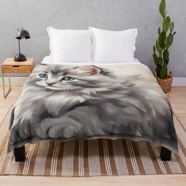 Item preview, Cute Fluffy Grey Kitten designed and sold by CalmnessbyChoice.