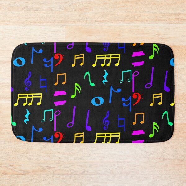 Item preview, Rainbow Music Notes designed and sold by Leapingdoe.