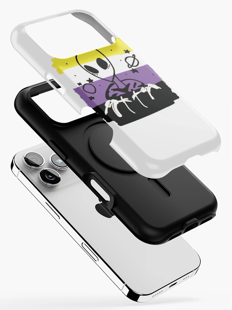 Thumbnail 2 of 4, iPhone Case, nonbinary alien designed and sold by RubyIsNotCool.