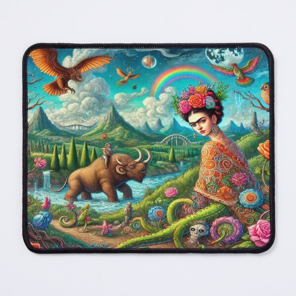 Artikelvorschau, Inspired by Surreal Mexican Art – Mystical Creatures & Symbolic Dreamscapes in vibrant expressive colors entworfen und verkauft von FotoworldEdel.