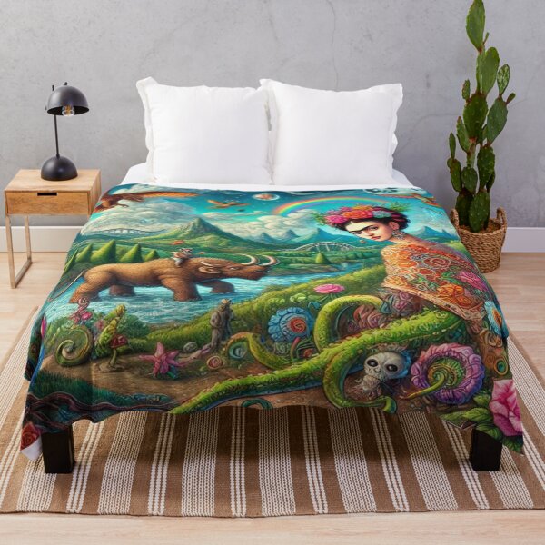 Item preview, Inspired by Surreal Mexican Art – Mystical Creatures & Symbolic Dreamscapes in vibrant expressive colors designed and sold by FotoworldEdel.