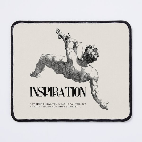Item preview, Inspiration Quote – Artist vs Painter Ink Illustration Classic Statue” designed and sold by CreationbyNiki.