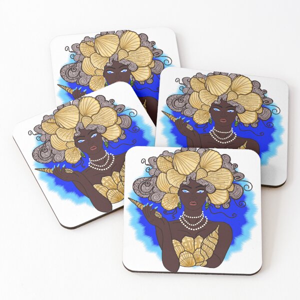 Item preview, Queen of the Sea Afro-Brazilian Orishas Art designed and sold by Pontoart.