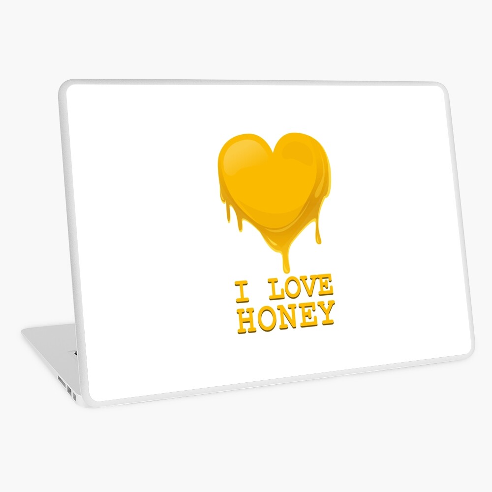 I Love Honey - Honey Heart | Laptop Skin