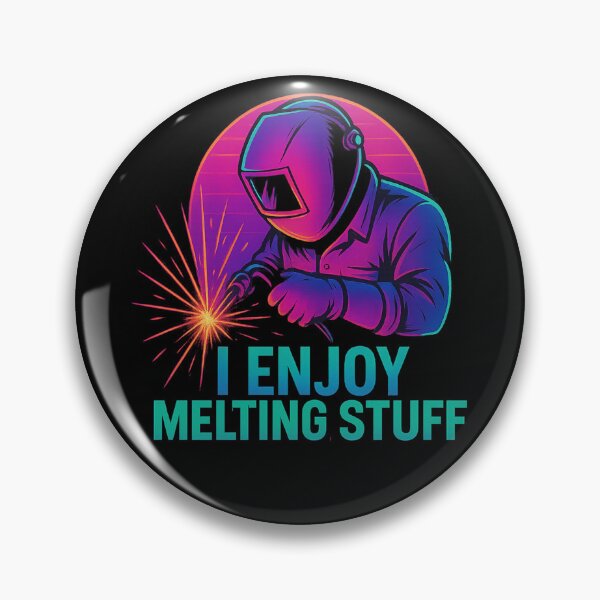 Item preview, I Enjoy Melting Stuff – Neon Welding Retro Shirt designed and sold by sjm98126.