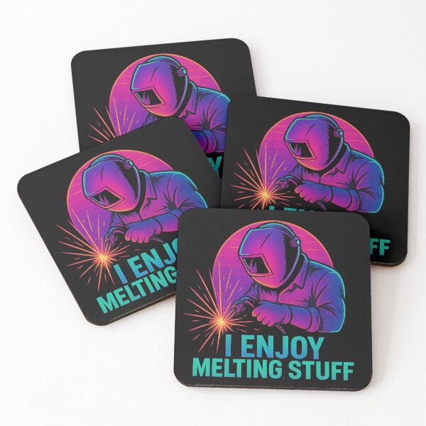 Item preview, I Enjoy Melting Stuff – Neon Welding Retro Shirt designed and sold by sjm98126.