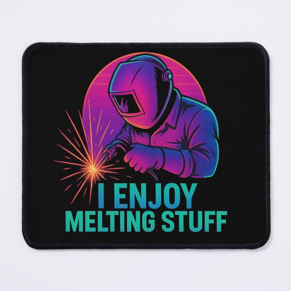 Item preview, I Enjoy Melting Stuff – Neon Welding Retro Shirt designed and sold by sjm98126.