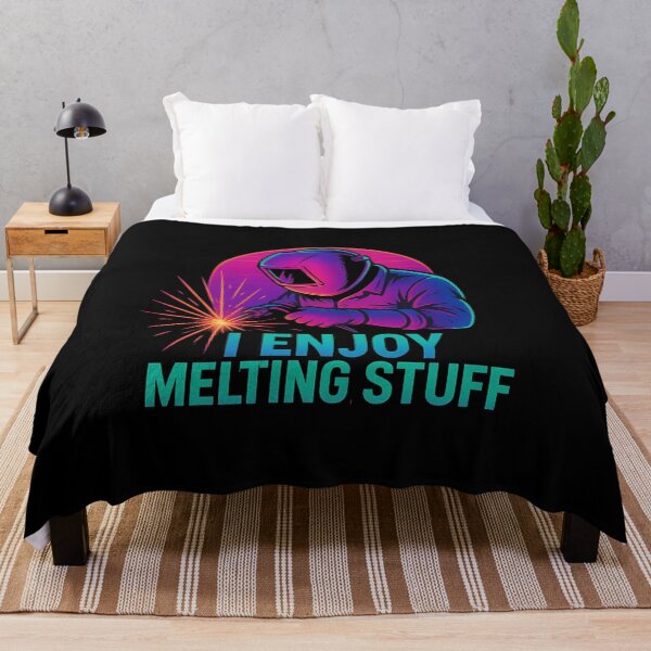 Item preview, I Enjoy Melting Stuff – Neon Welding Retro Shirt designed and sold by sjm98126.