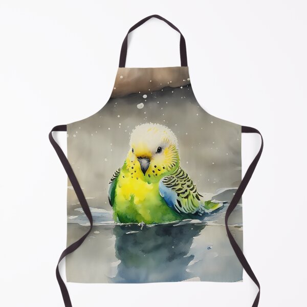 Item preview, Budgerigar in Puddle designed and sold by CalmnessbyChoice.