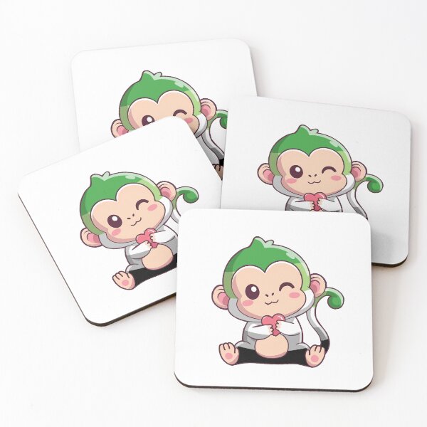 Item preview, Aromantic Pride Monkey  designed and sold by Professional Monster Ami.
