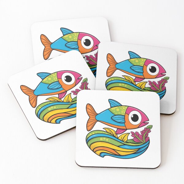 Item preview, Colorful Fish Print – Sea Animal Art designed and sold by DariaCraft.