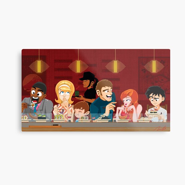 SUSHI Metal Print