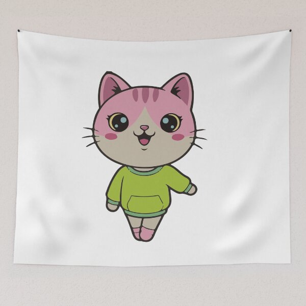 Item preview, Luna Cute Cat designed and sold by ContextoMagico.