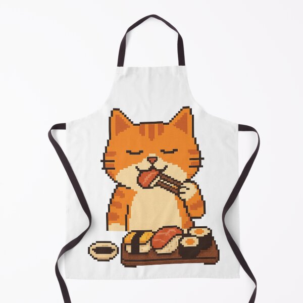 Item preview, Sushi Cat Pixel Art designed and sold by Kunst-Shirt.