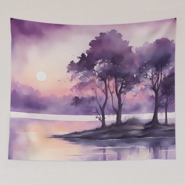 Item preview, Purple Tree Island designed and sold by CalmnessbyChoice.