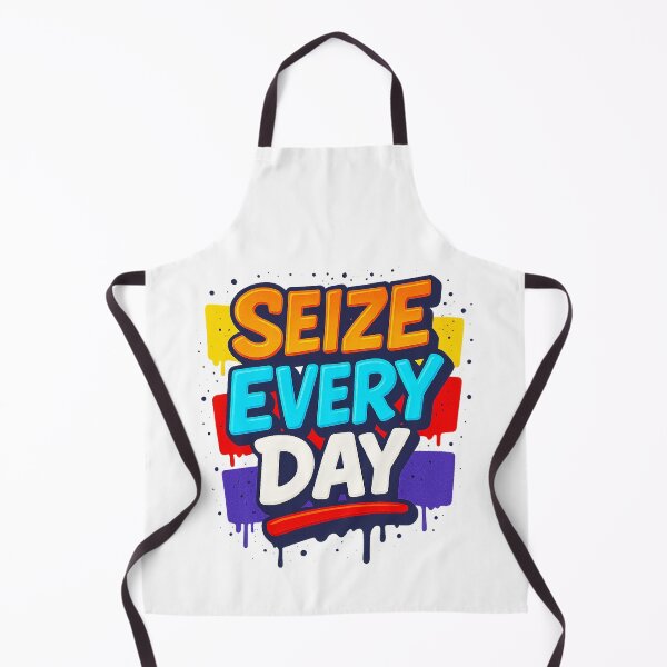 Item preview, Seize Every Day Graffiti Motivational Artwork designed and sold by AtuqStudio.