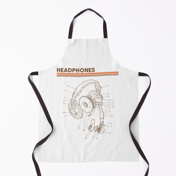 Item preview, headphones - technical design designed and sold by salvaverde.