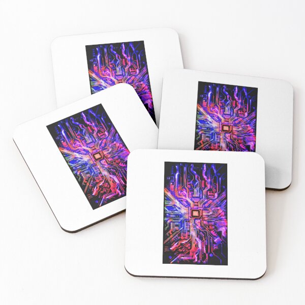 Item preview, Neon Circuit Matrix – Futuristic Tech Art designed and sold by unikkk.