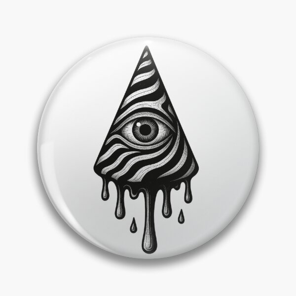 Artikelvorschau, Drip of Insight – Allsehendes Auge im Triangle Melt Look entworfen und verkauft von UltimateShadow.
