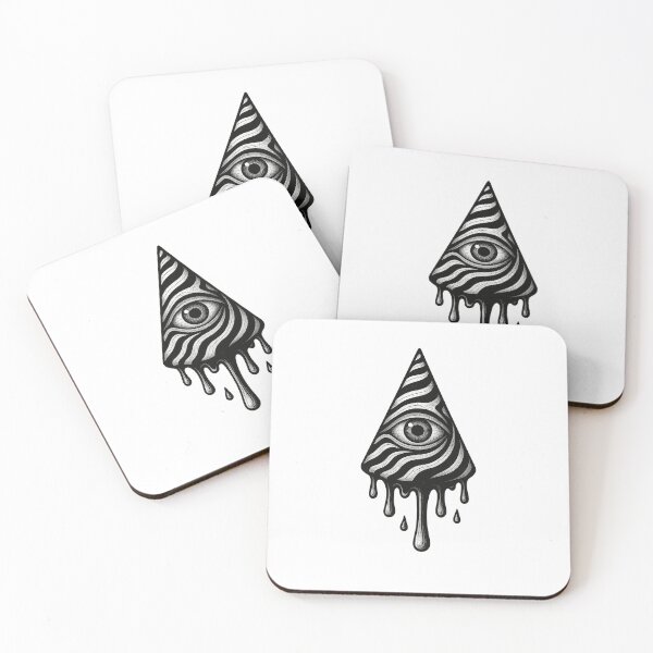 Item preview, Drip of Insight – Allsehendes Auge im Triangle Melt Look designed and sold by UltimateShadow.