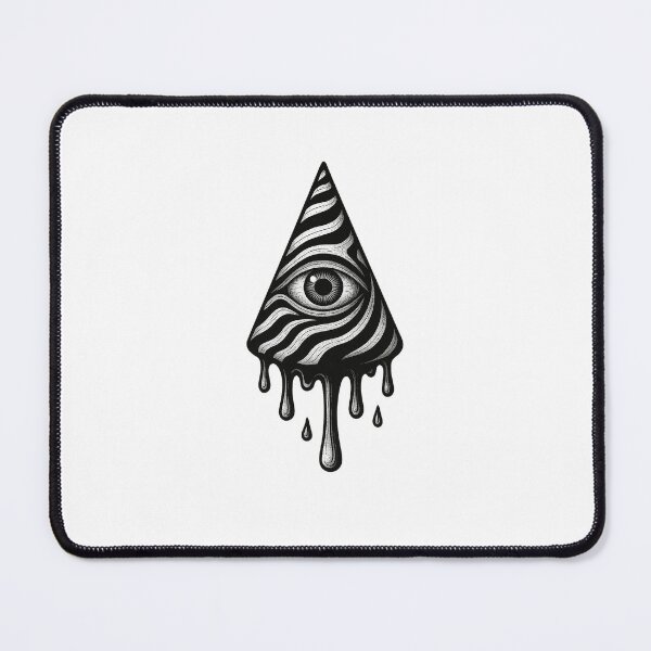Item preview, Drip of Insight – Allsehendes Auge im Triangle Melt Look designed and sold by UltimateShadow.