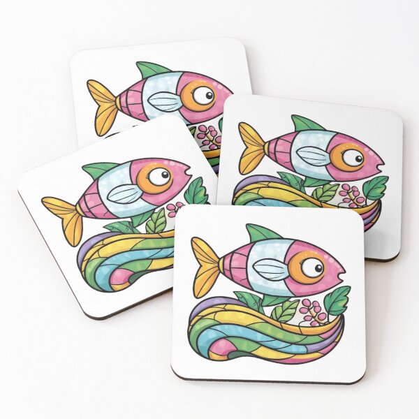 Item preview, Colorful Fish Print – Sea Animal Art designed and sold by DariaCraft.