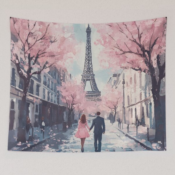 Item preview, Couple Walking In Paris in Spring designed and sold by Rtymer.