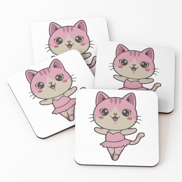 Item preview, Luna Cute Ballerina Cat designed and sold by ContextoMagico.
