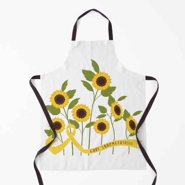 Item preview, Cure Endometriosis Sunflower Garden designed and sold by GreenBeanery.