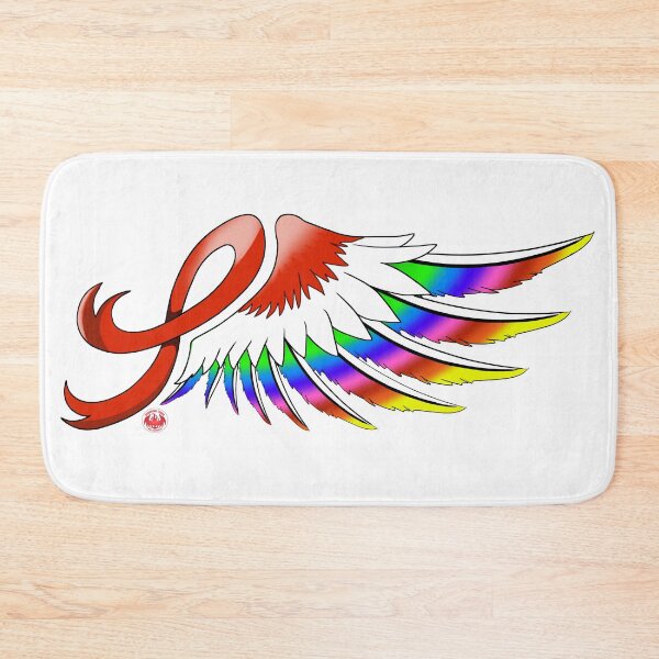Item preview, Canada Pride Month Ribbon and Wings LGBTQ+ designed and sold by Gothickangel Studios.
