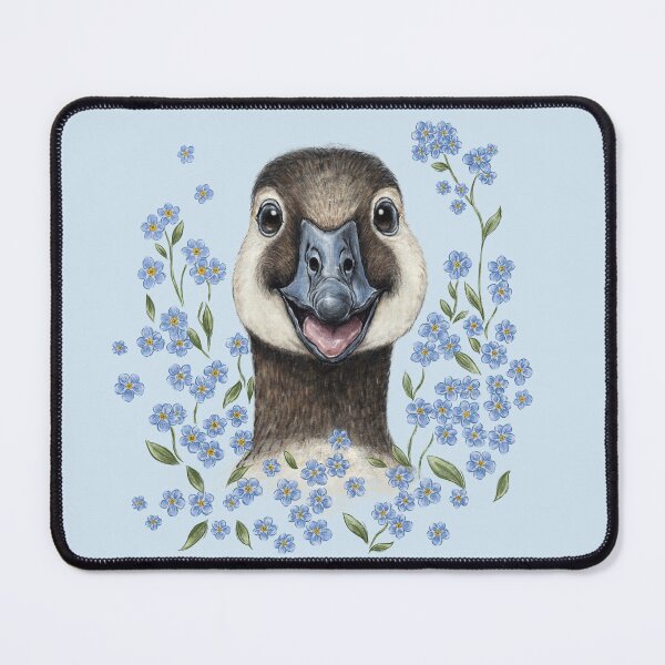 Item preview, Funny Goose, Whimsical Goose, Cute Animal, Floral Graphic, Nature Lover Gift, Fun Casual Wear, Summer Outfit designed and sold by ArtbySvetik.