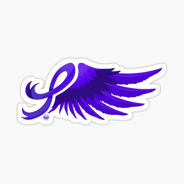 Purple Ribbon for Epilepsy, Pagan Pride, Pancreatic Cancer, Alzheimer's, Domestic Vi0lence, Lupus, Animal Rescue Sticker